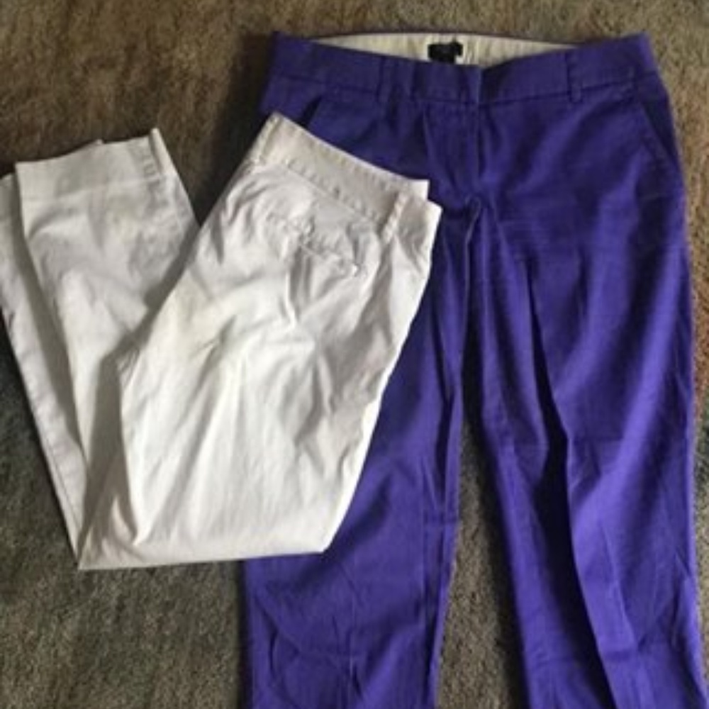 j crew city fit pants size 4